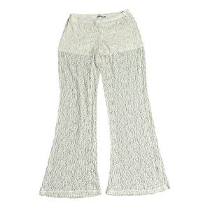 NWT Abercrombie Cream Lace Pants
